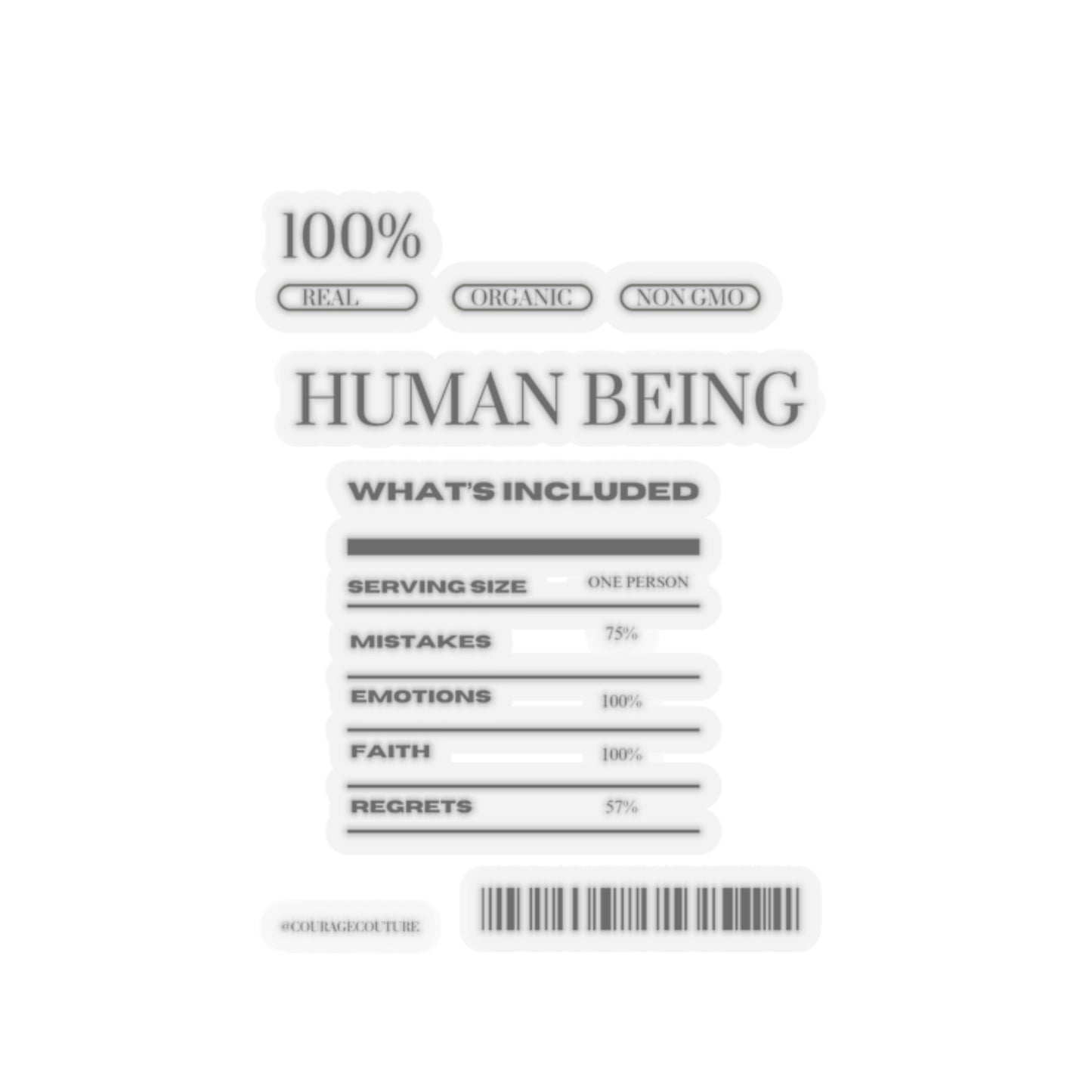 What Makes A Human Sticker