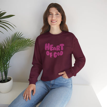 Heart of God Unisex Crewneck Sweatshirt