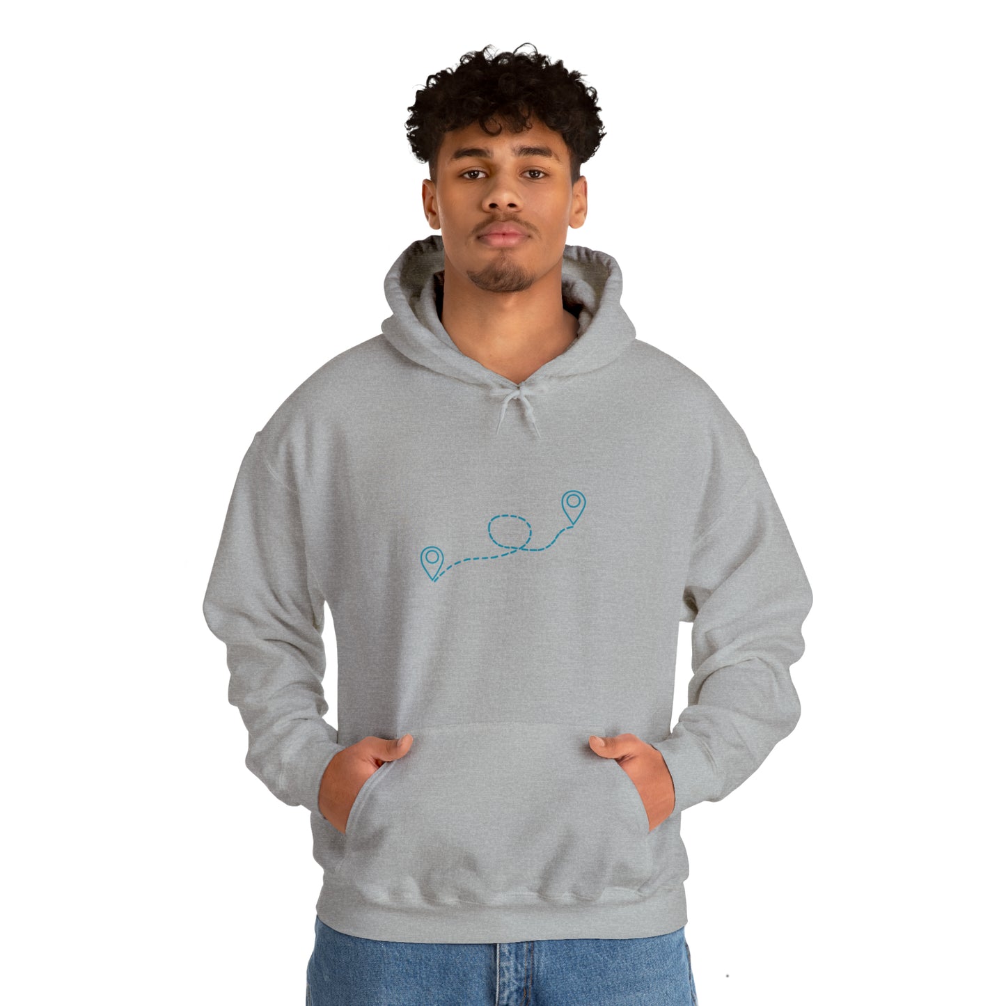 You'll Get There Eventually Location Hooded Sweatshirt