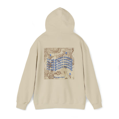 You'll Get There Eventually Map Hooded Sweatshirt