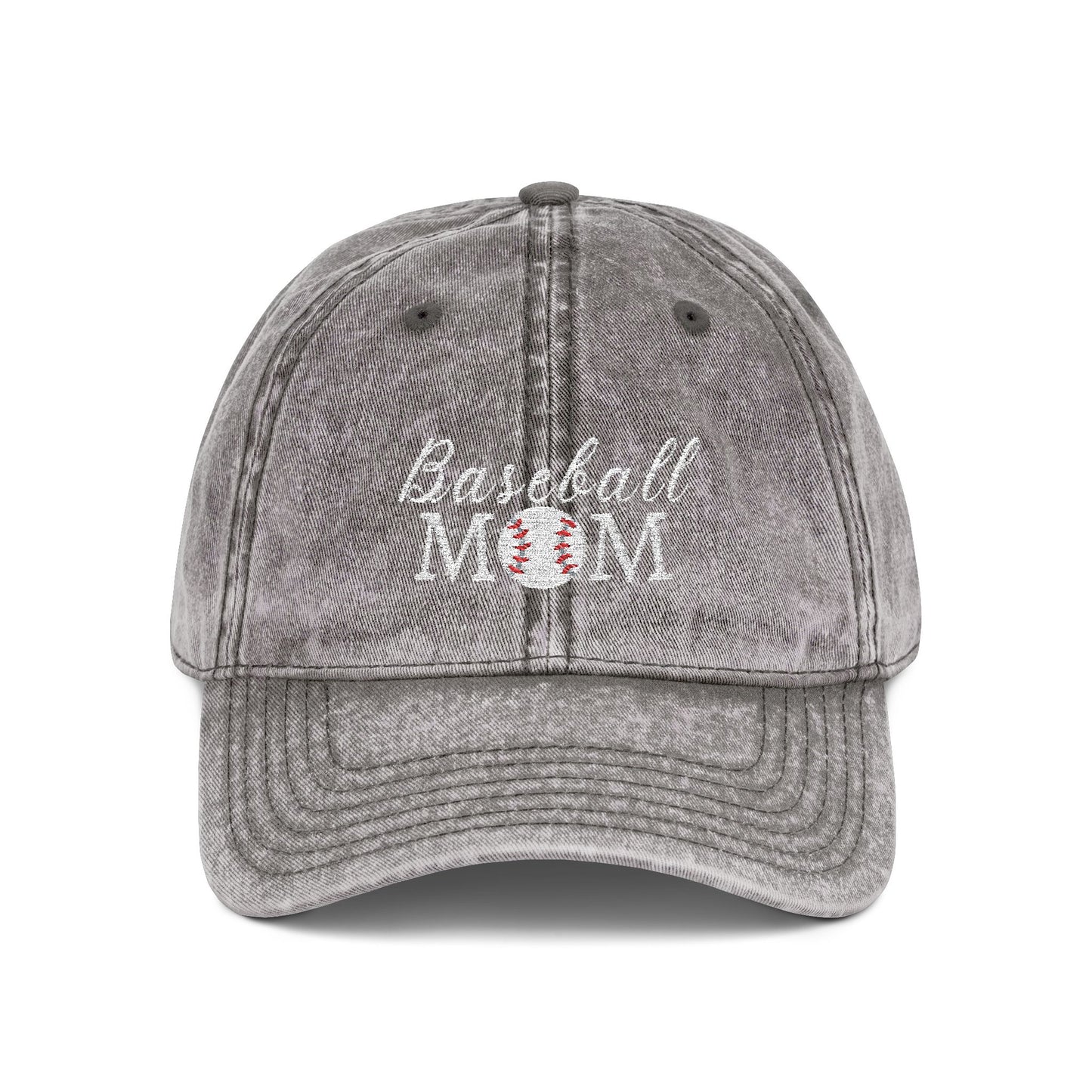 Baseball mom (Embroidery) Cap