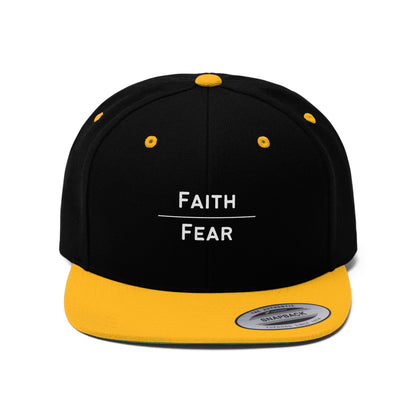 Faith Over Fear Flat Bill Hat