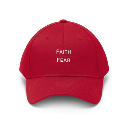 Faith Over Fear Twill Hat