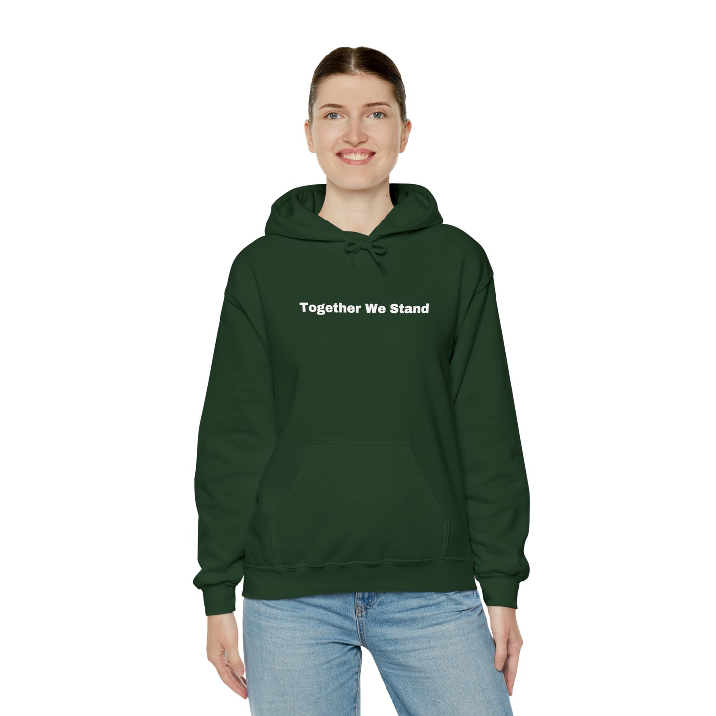 Together We Stand Military Hooded Sweatshirt