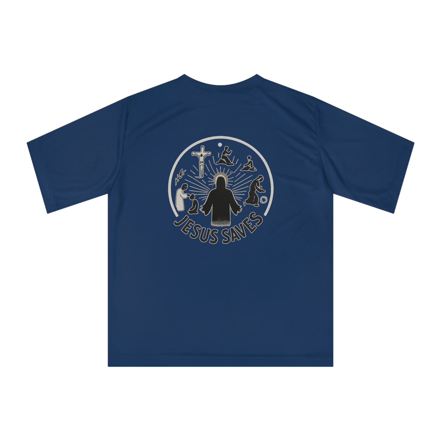 Jesus Saves Workout T-shirt