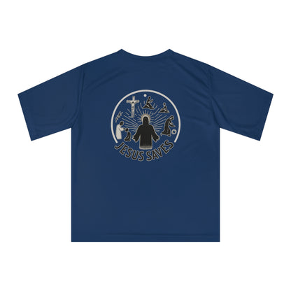 Jesus Saves Workout T-shirt