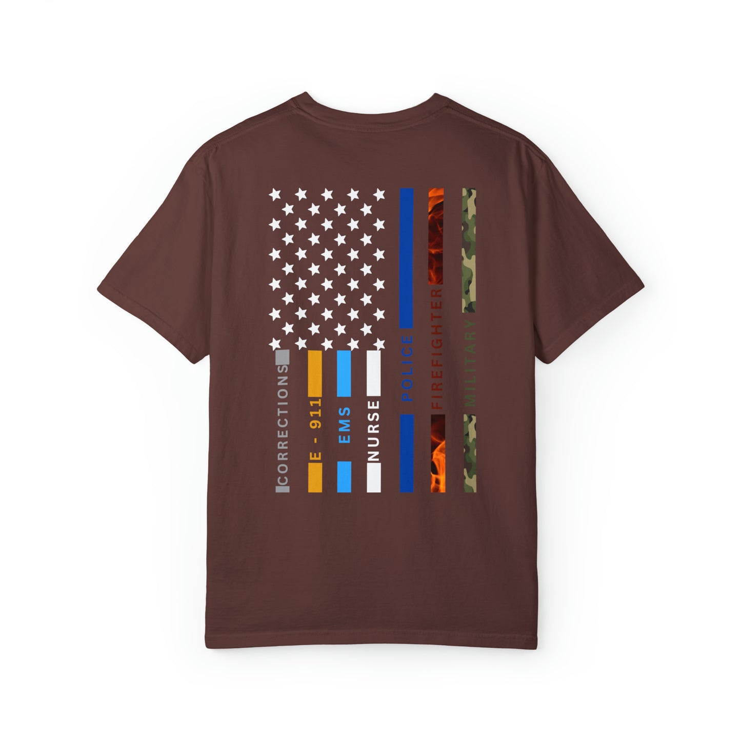 American Heroes Script Font T-Shirt