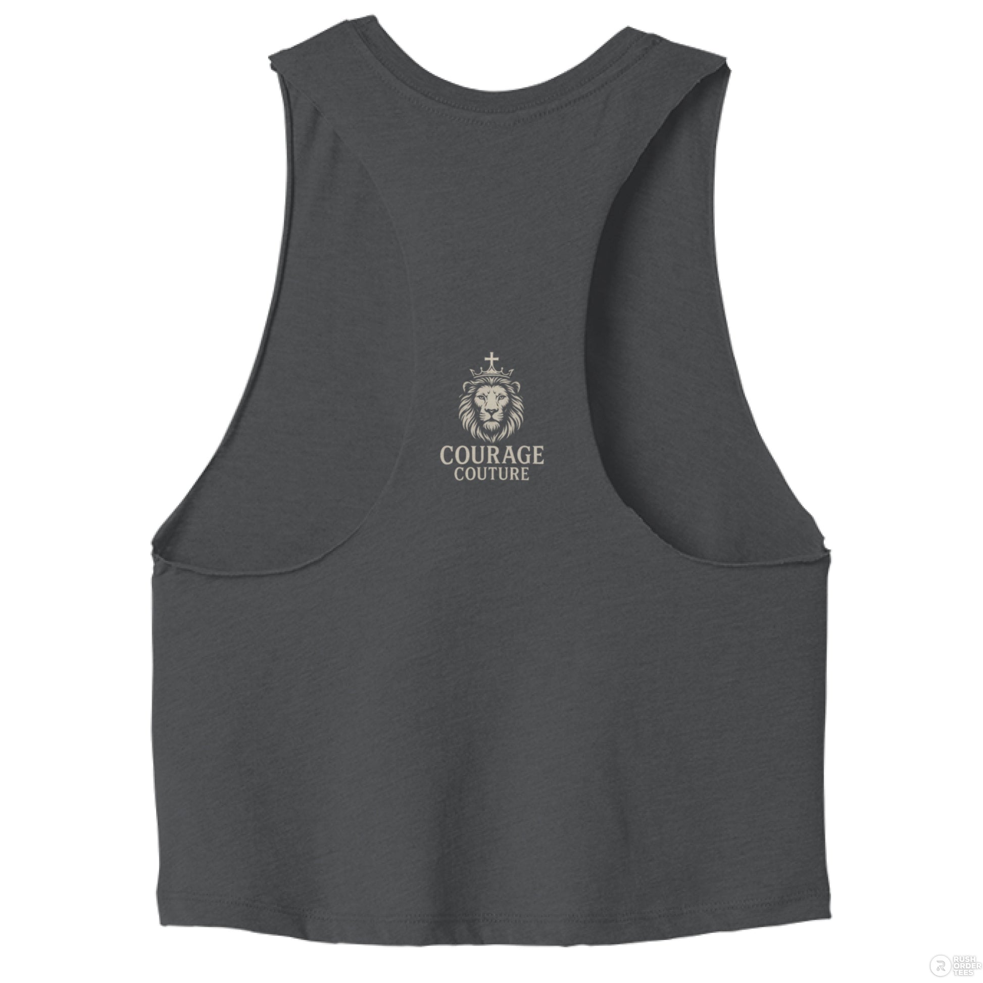 DARK GRY HEATHER - BACK